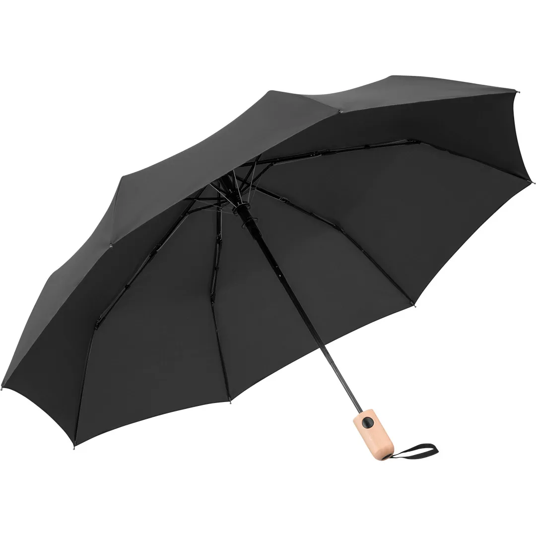 AC-Taschenschirm ÖkoBrella, schwarz wS – Bild 2