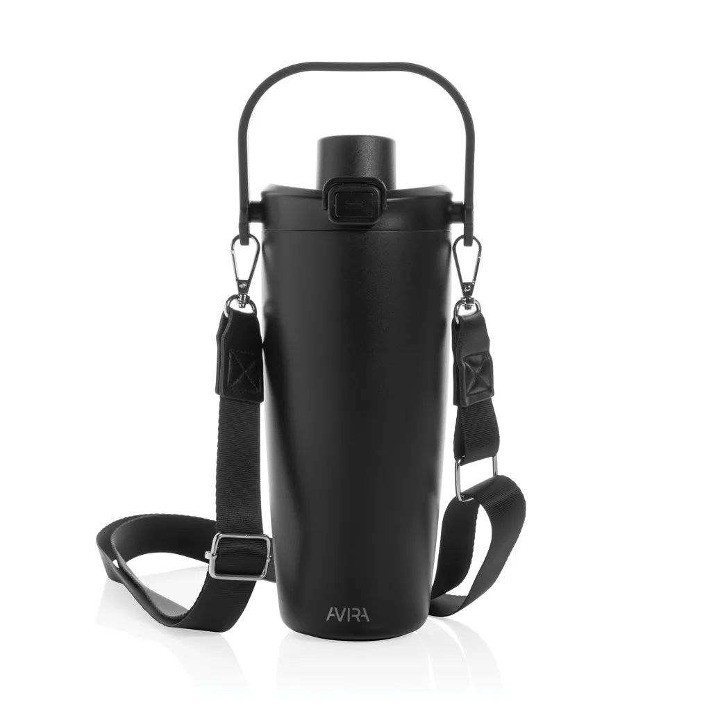 Avira Ayala Crossbody Duosip Becher aus RCS rec. Stahl, schwarz – Bild 3