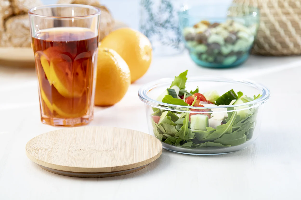 Glas-Lunchbox Ruttata, transparent, natur – Bild 4