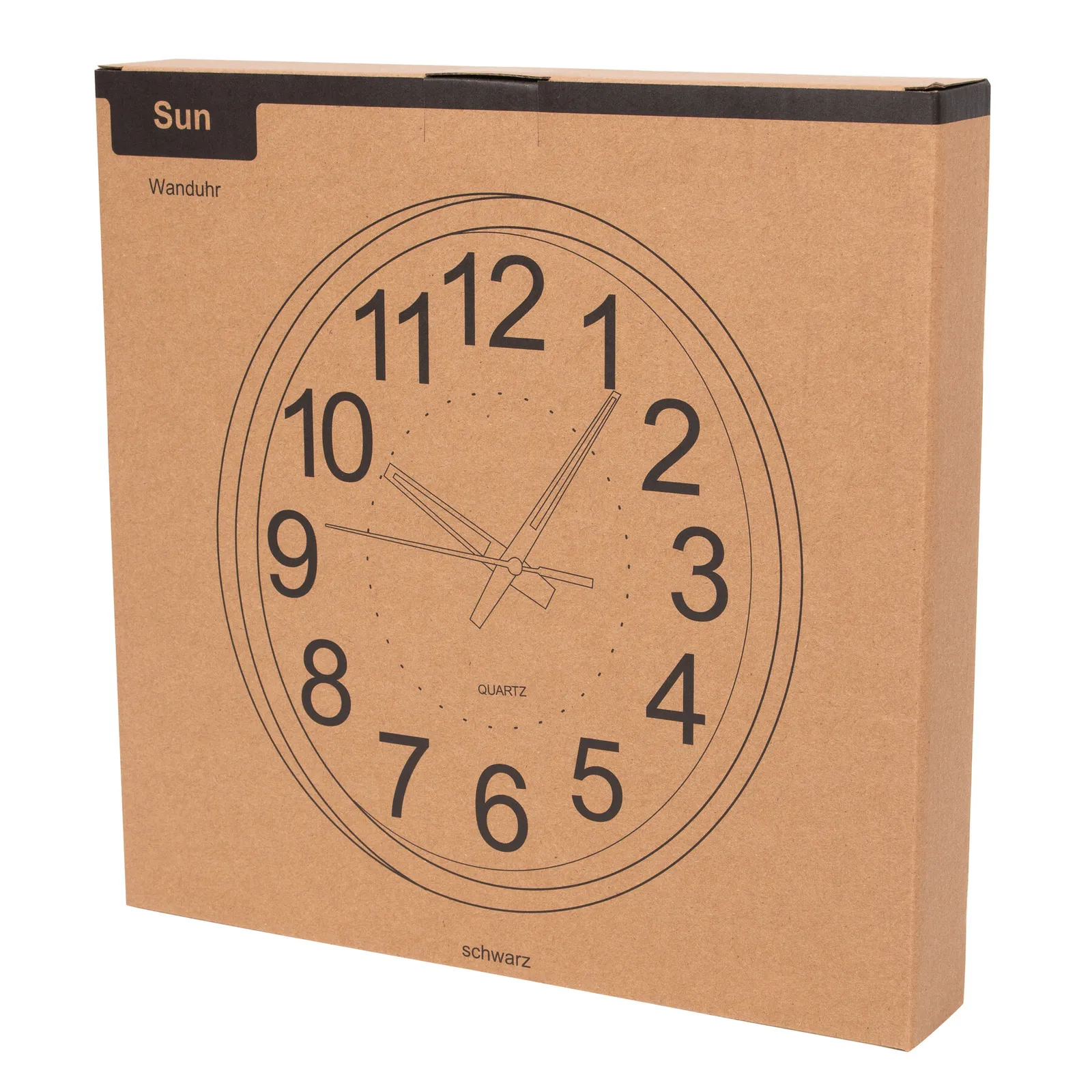 SUN - Wanduhr schwarz, weiß, schwarz, weiß – Bild 6