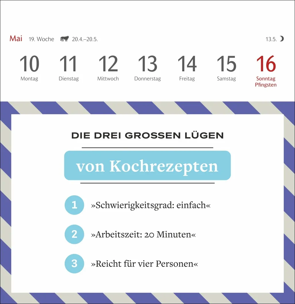 Die drei großen Lügen Premium-Postkartenkalender 2027 – Bild 9