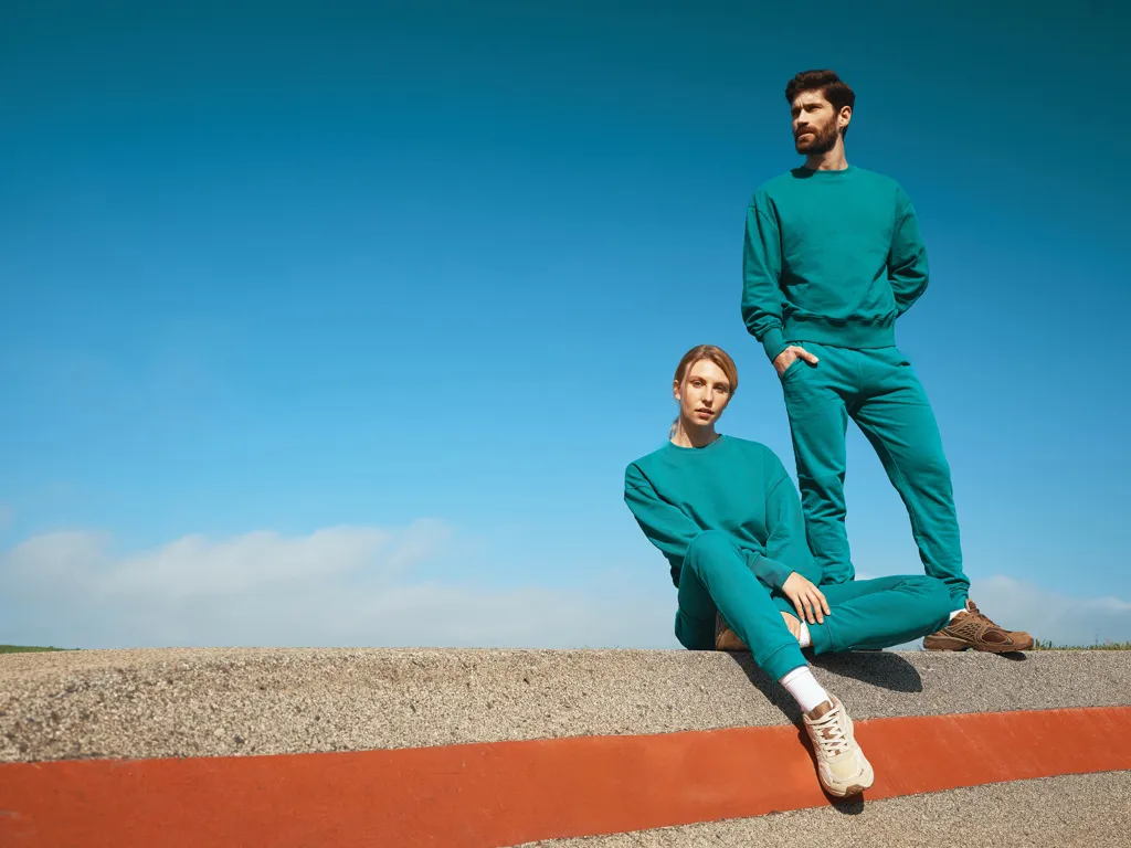 IQONIQ Cooper Jogger aus recycelter Baumwolle, verdigris – Bild 15