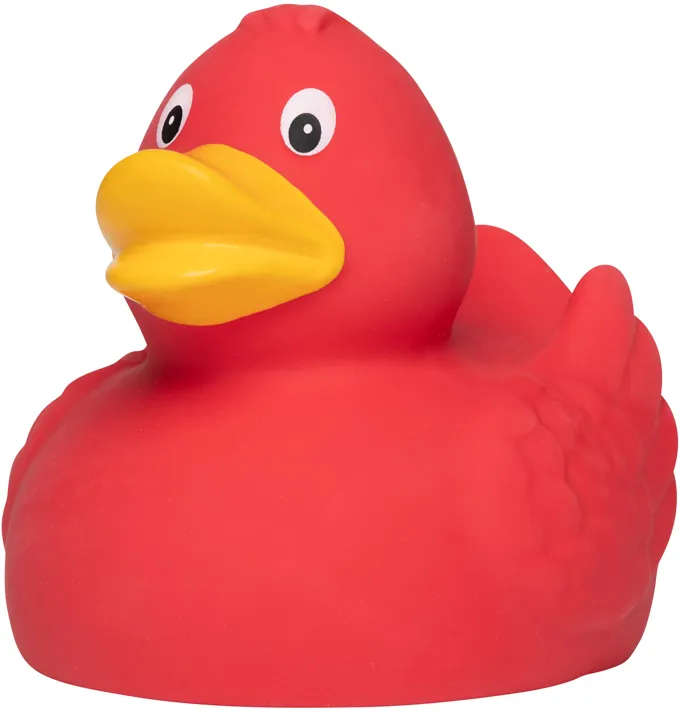 Naturkautschuk-Ente, klassik, rot – Bild 5