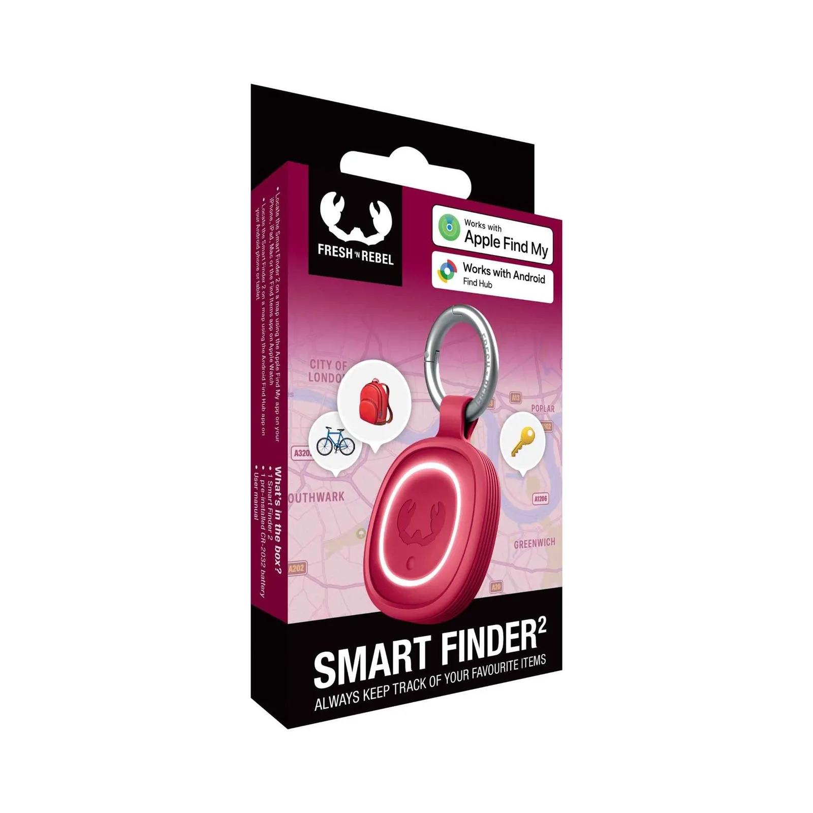 Fresh 'n Rebel Smart Finder 2, Beerenrot – Bild 5