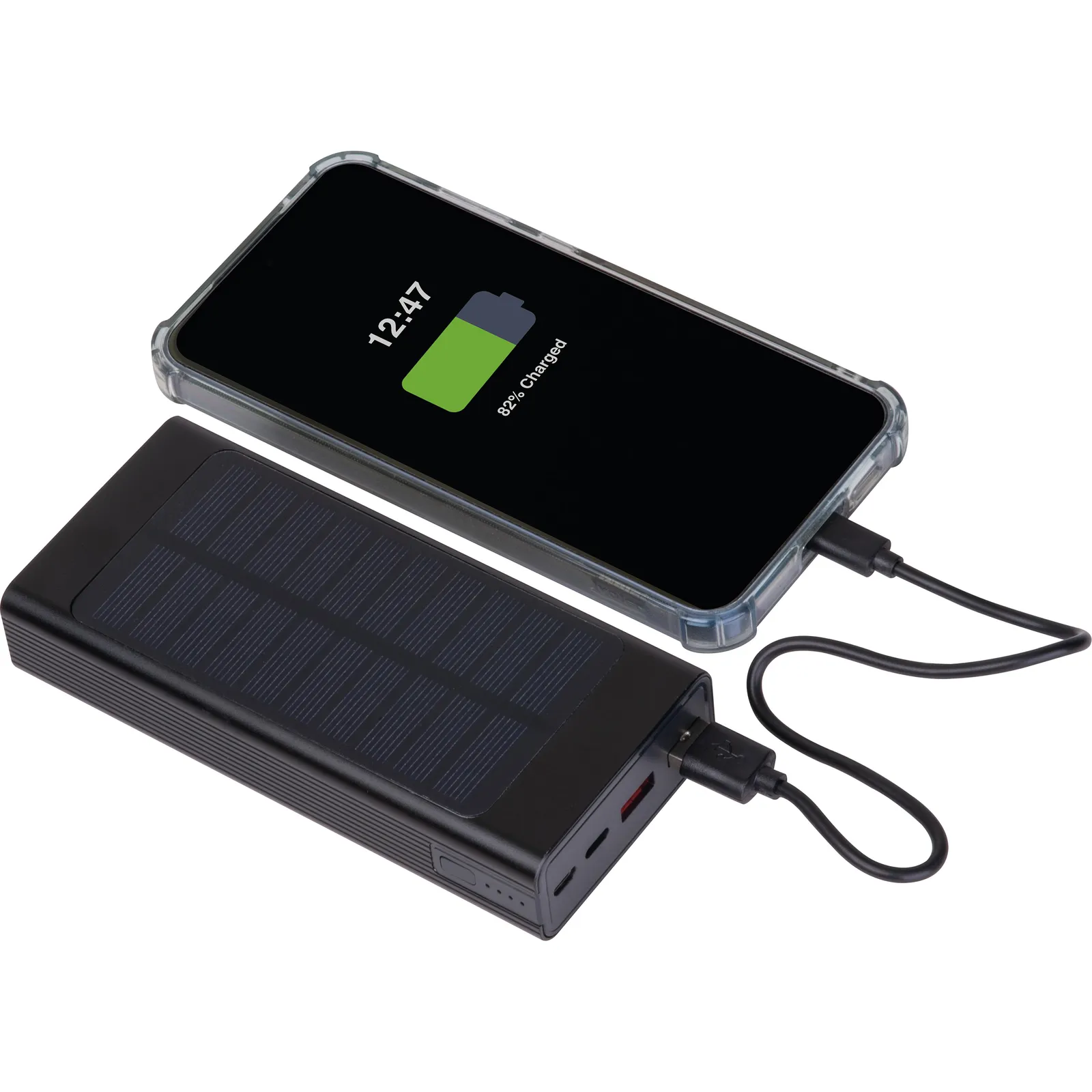 MoLu Solarpowerbank 20.000 mAh Tallahassee, schwarz – Bild 3