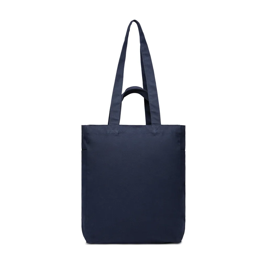 VINGA Hilo AWARE™ Tasche mit Reißverschluss aus rec. Canvas, navy blau – Bild 2