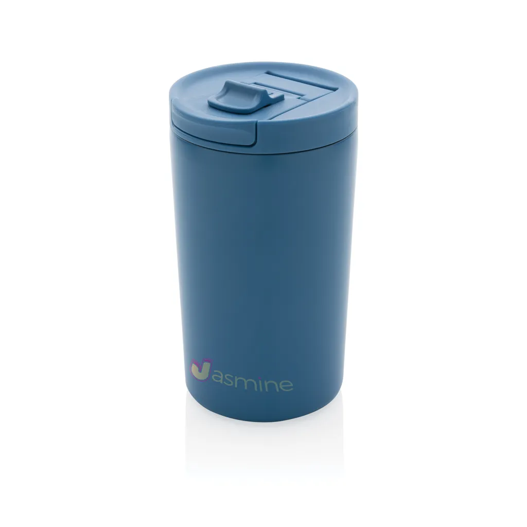 Doppelwandiger Vakuum-Becher aus RCS recyceltem SS, blau – Bild 6