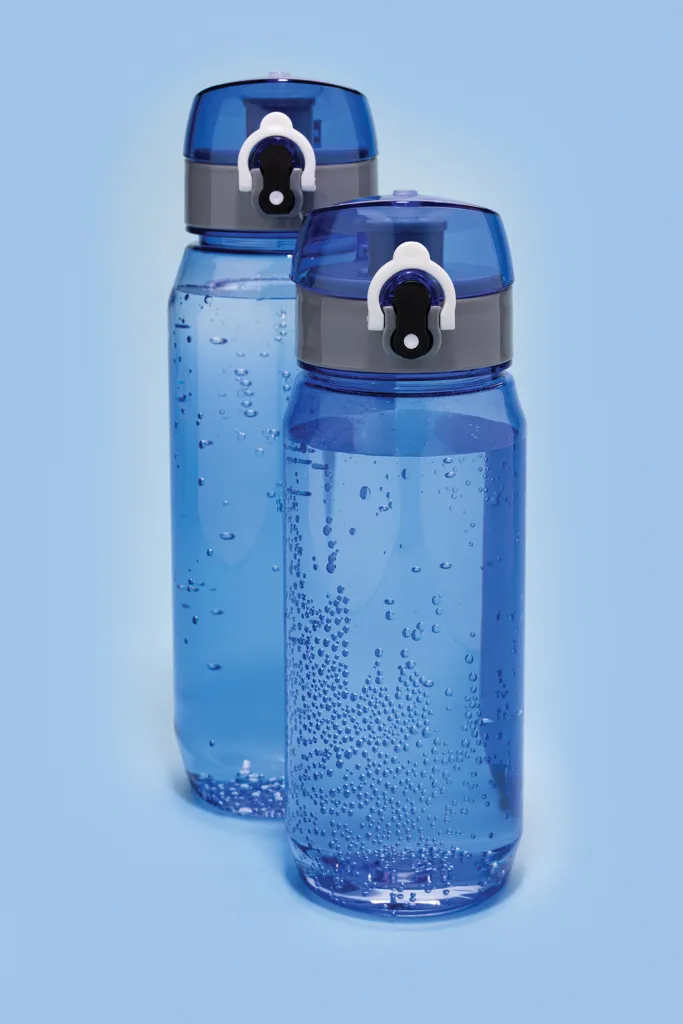 Yide RCS  rPET verschließbare Wasserflasche 600ml, blau – Bild 5
