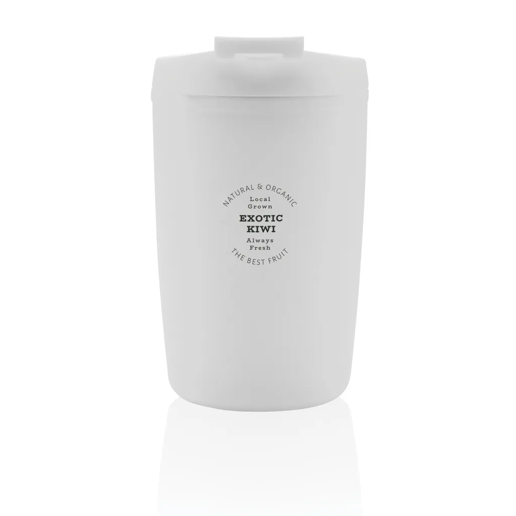 GRS recycelter PP-Becher mit Flip-Deckel, weiß – Bild 7