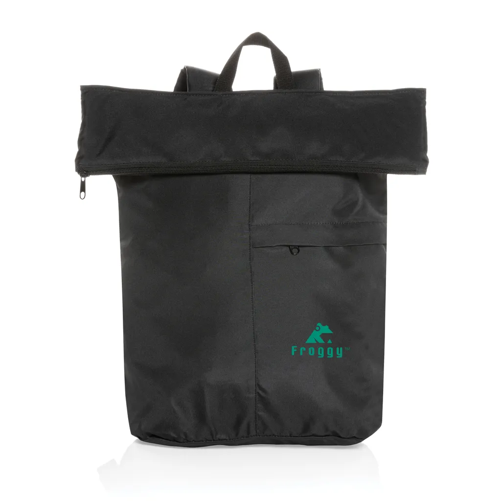 Dillon AWARE™ RPET faltbarer Lightweight-Rucksack, schwarz – Bild 7