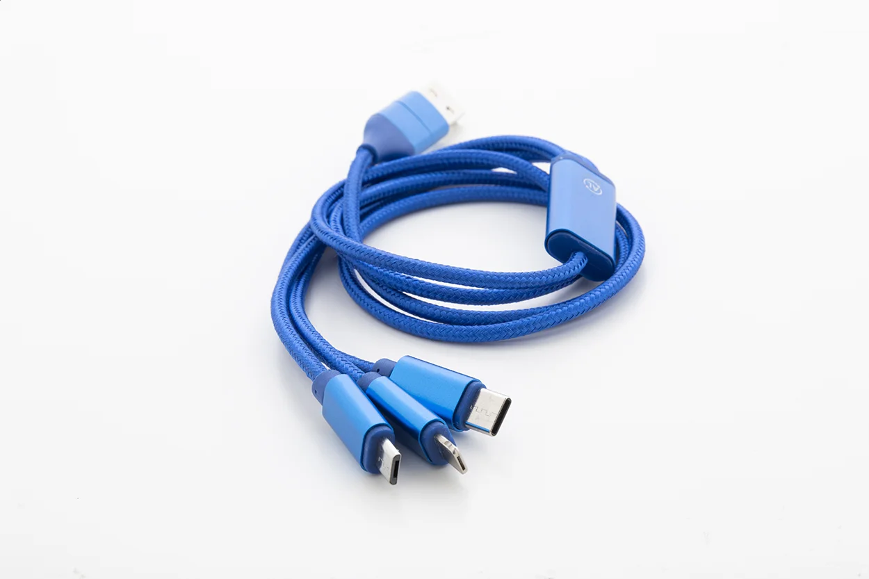 USB-Ladekabel Ralong, blau – Bild 2