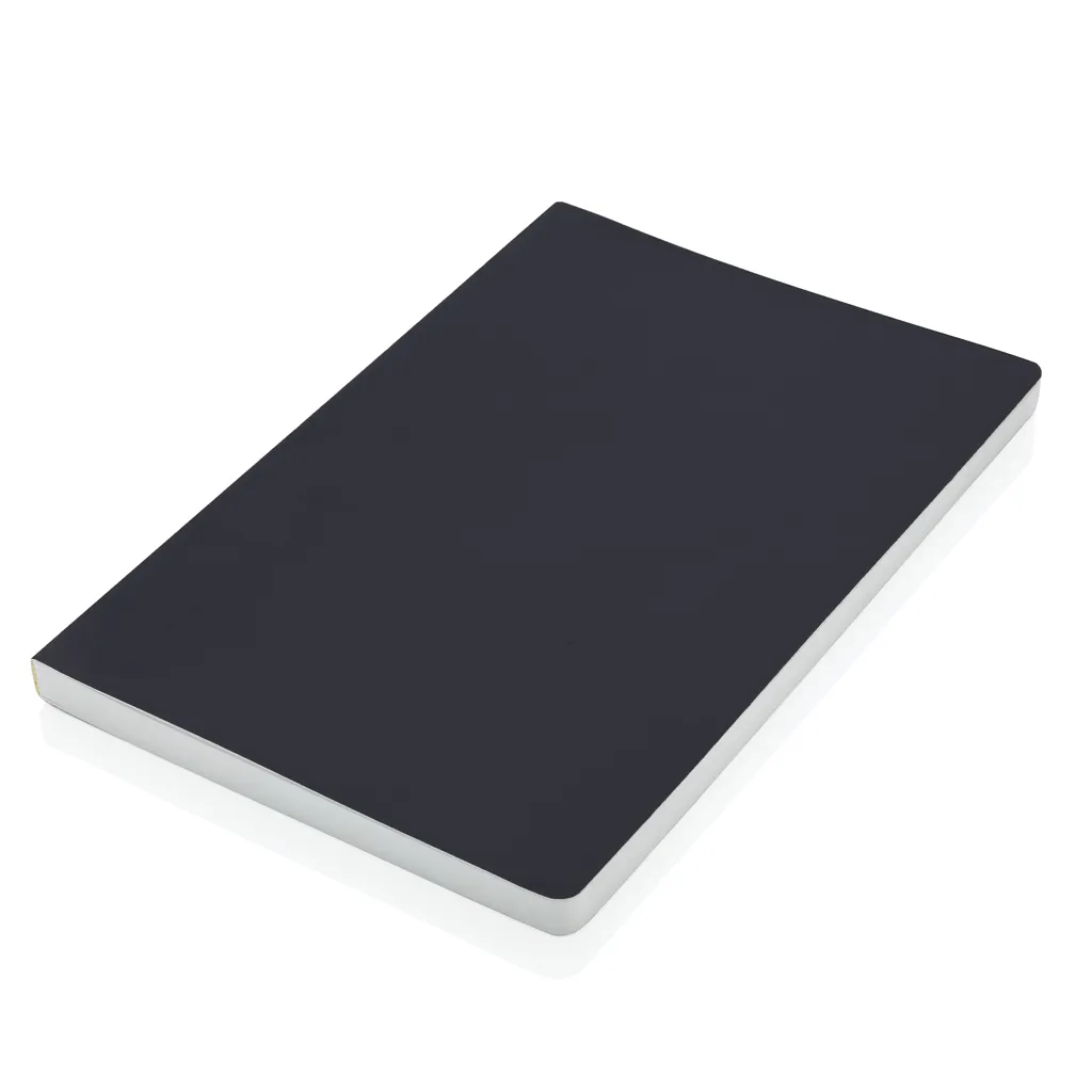 Impact Softcover A5 Notizbuch mit Steinpapier, schwarz – Bild 3