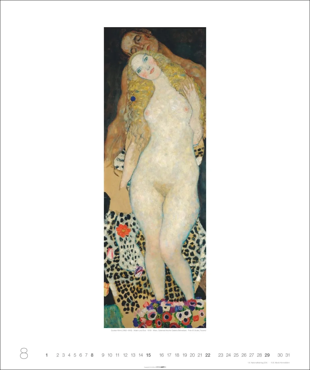 Gustav Klimt Edition Wandkalender 2027 – Bild 9