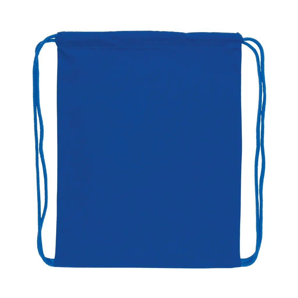 Impact AWARE™ recycelter Baumwoll-Sportbeutel 145gr, blau – Bild 2