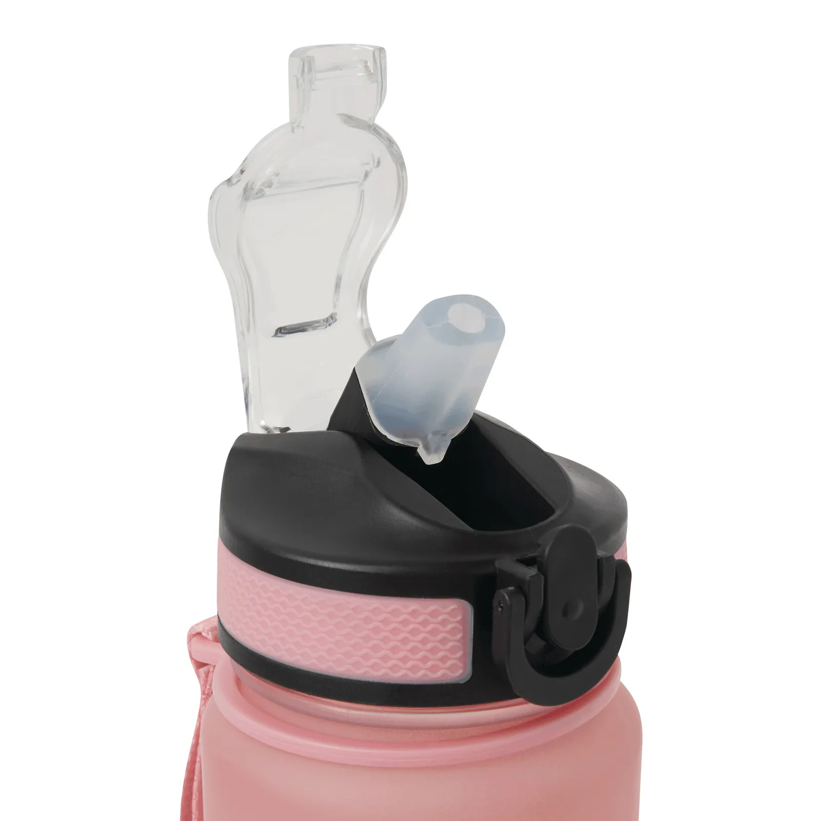 HYDRO LEVEL - Sport-Trinkflasche, pink, türkis – Bild 7