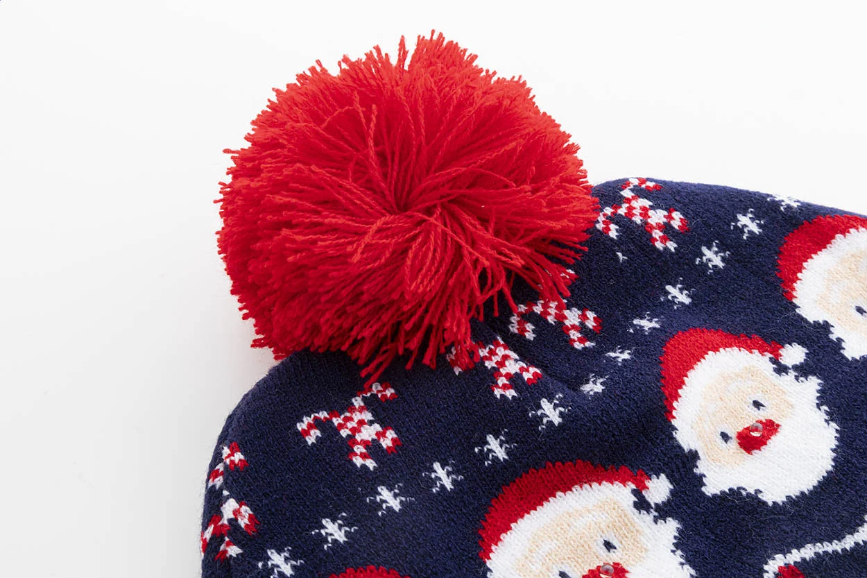 Weihnachts-LED-Wintermütze Norrsken, Rentier, mehrfarbig – Bild 5