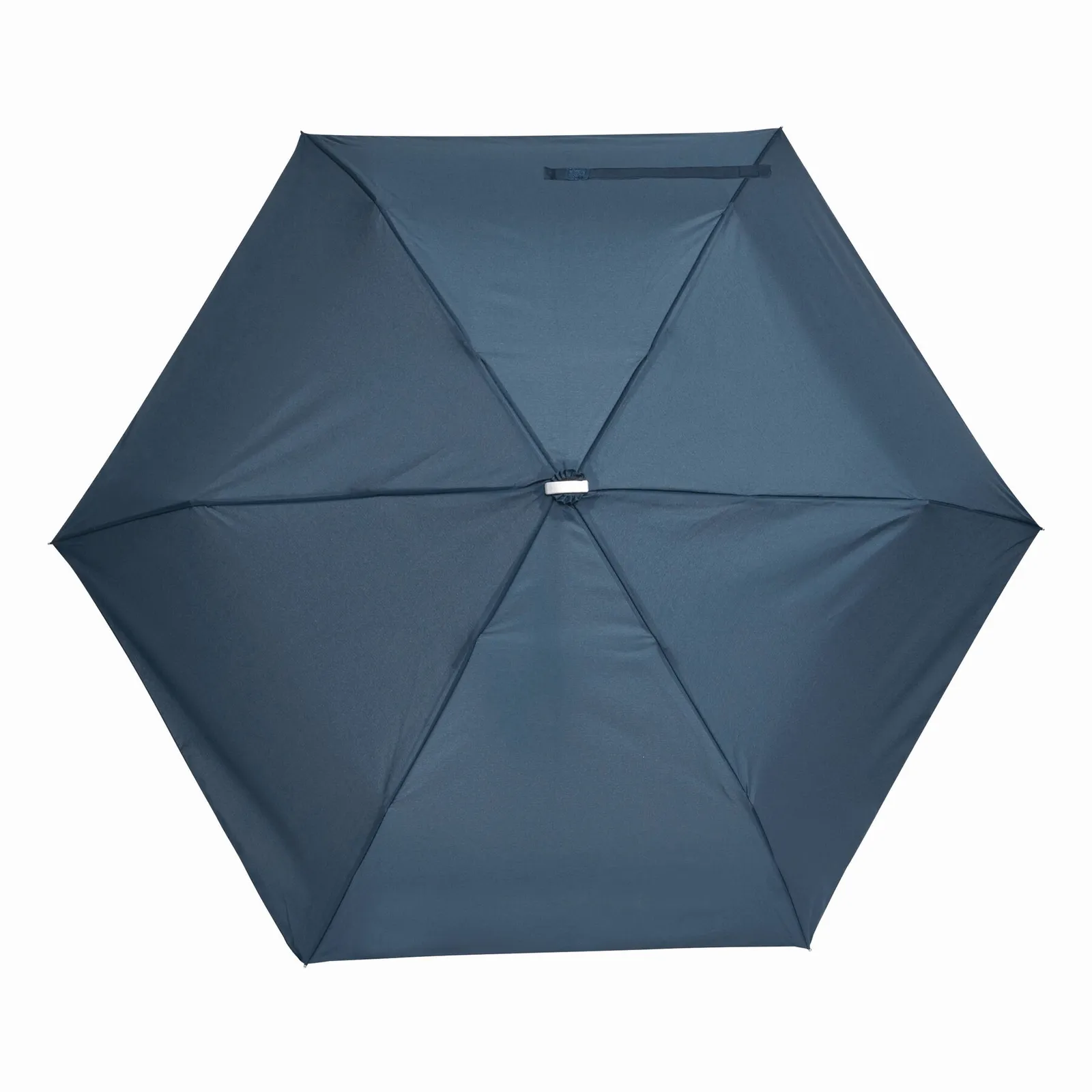 FLAT Umbrella, Flacher Mini-Taschenschirm, marineblau – Bild 2