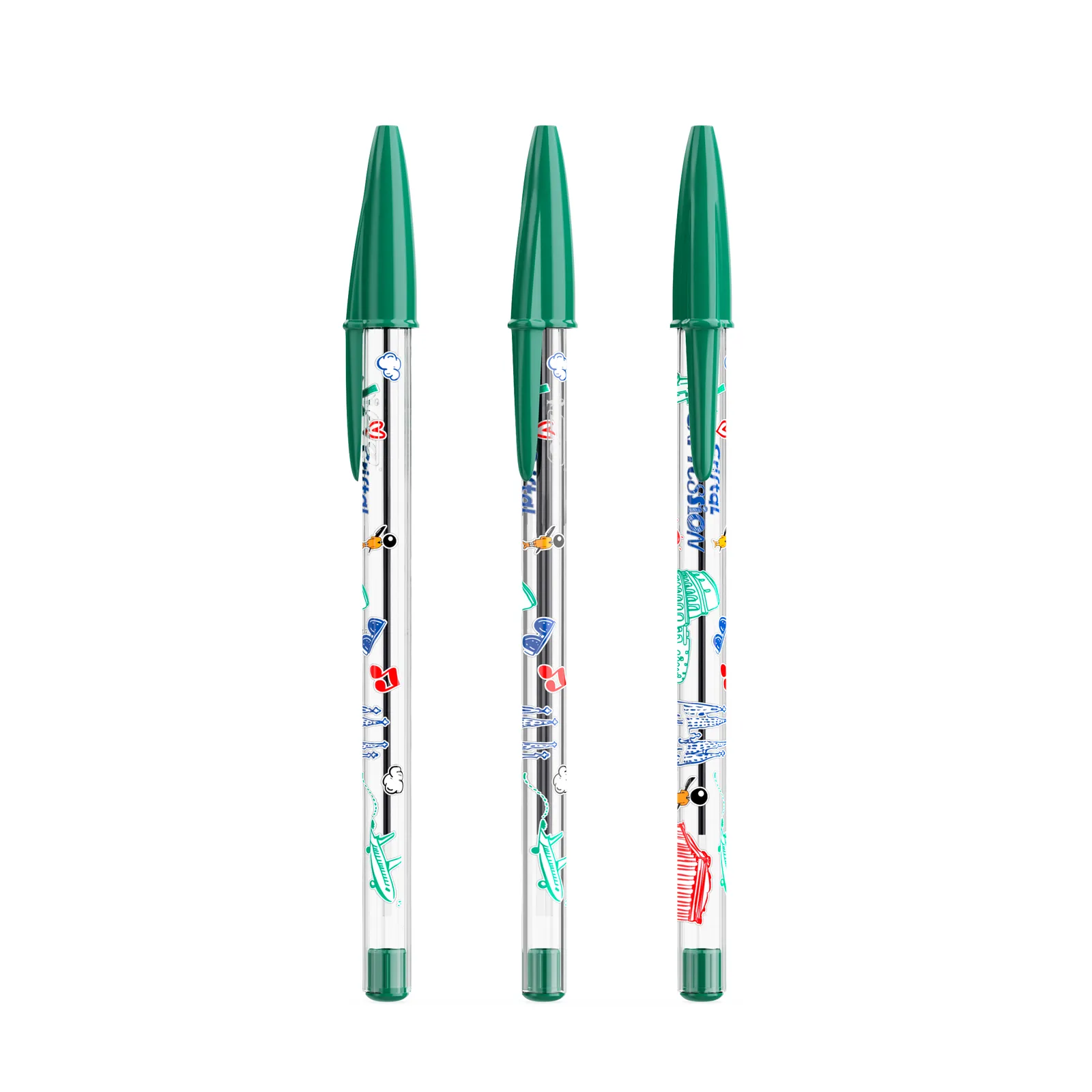 BIC® Cristal® Expression, Grün / Grüne Tinte – Bild 2