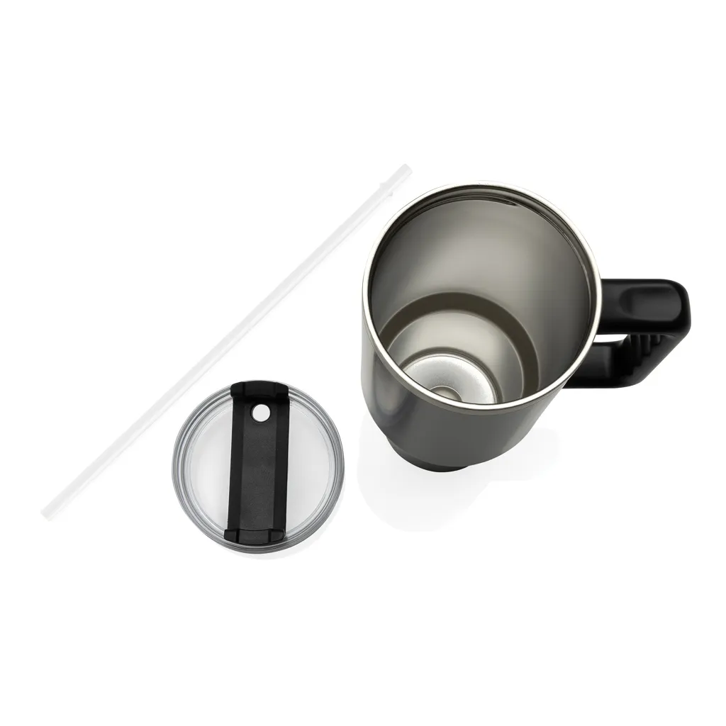 Peakflow Becher aus RCS recyceltem Stainless Steel 1200ml, schwarz – Bild 2