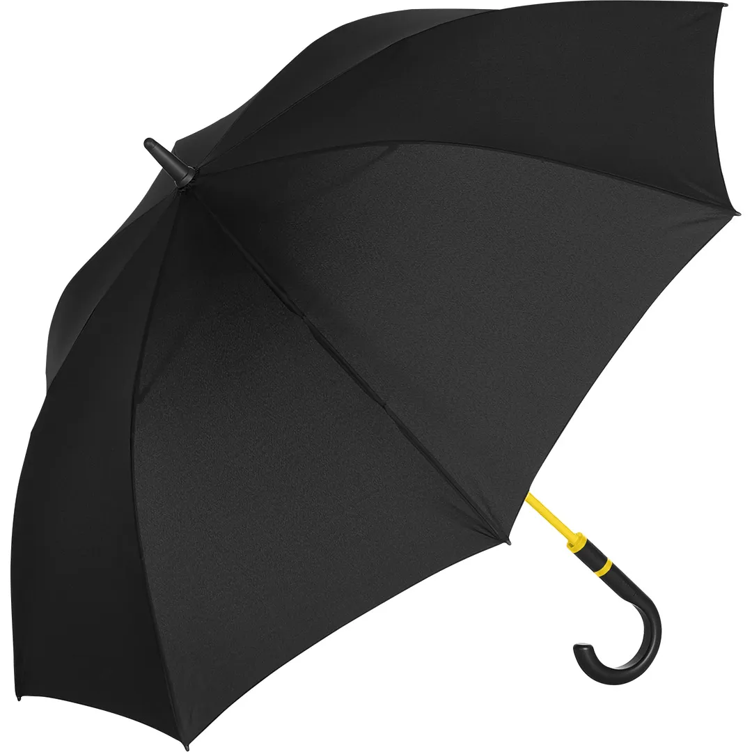 AC-Midsize-Stockschirm FARE® Style, schwarz-gelb – Bild 9