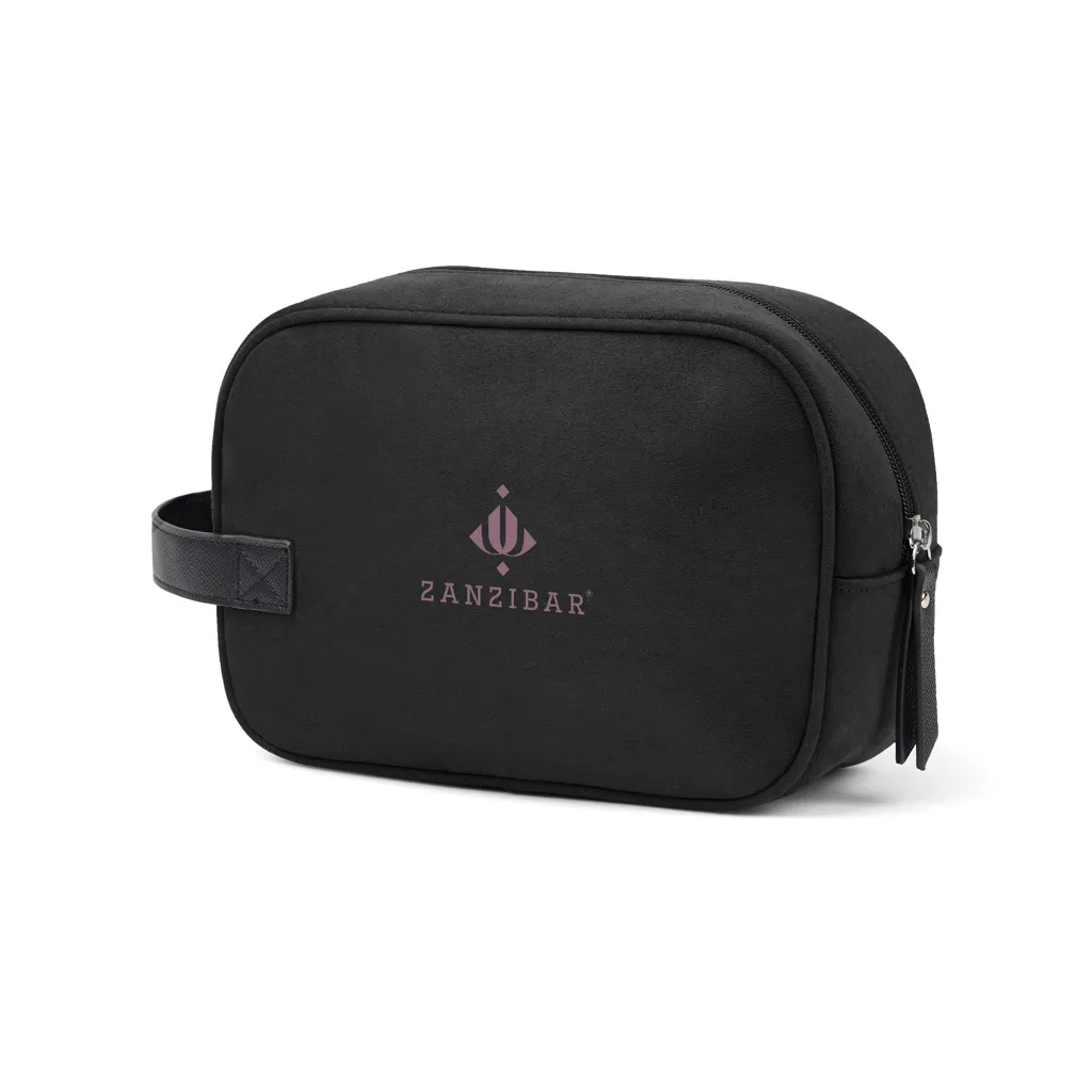 VINGA Marlow Kosmetiktasche aus RCS recyceltem Polyester, schwarz – Bild 5