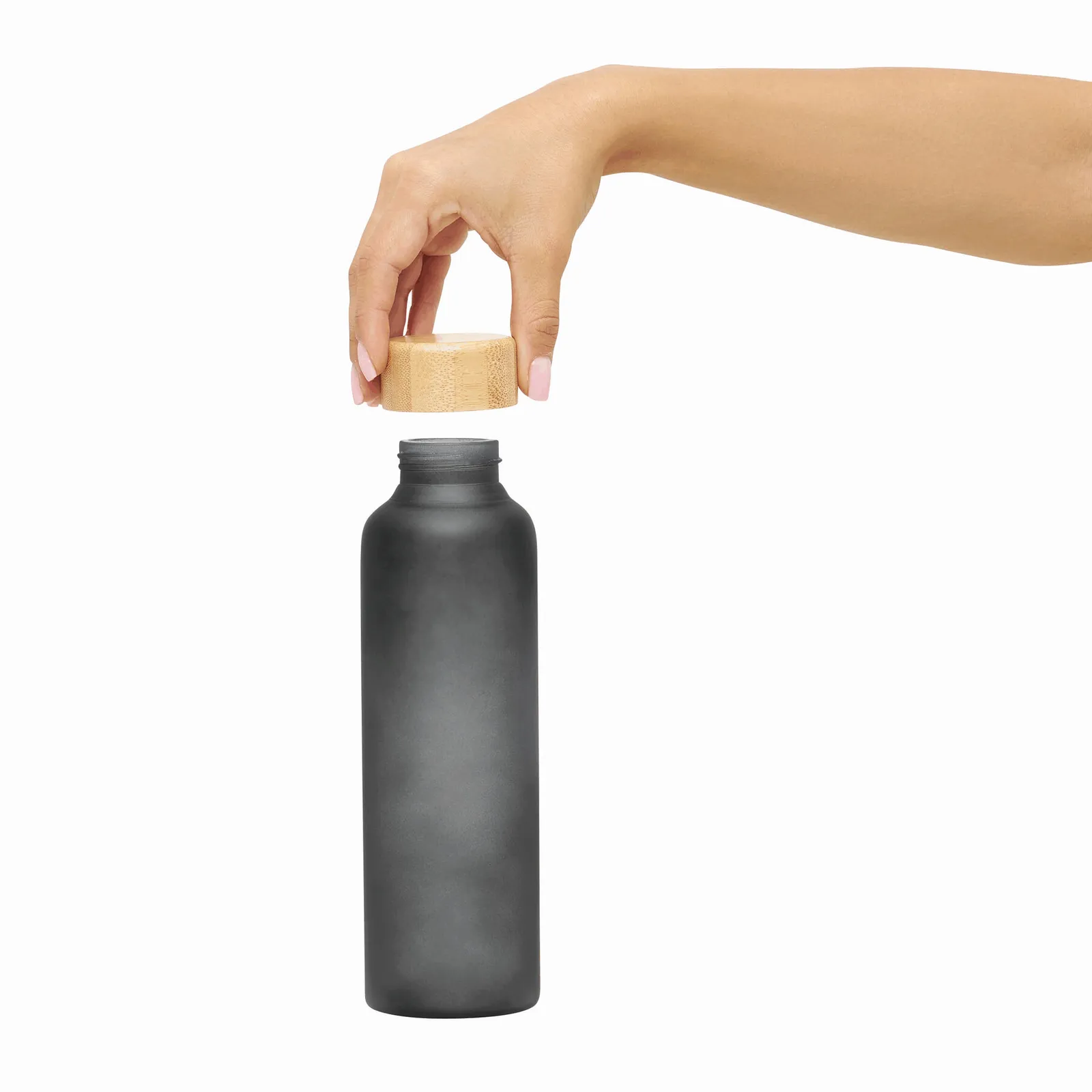 TAKE FROSTY - Glas-Flasche, schwarz – Bild 9