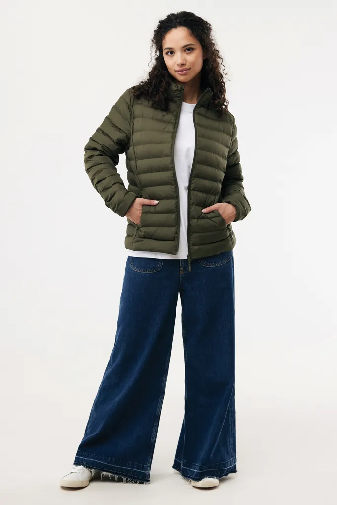 IQONIQ Maiko Damen Steppjacke aus recyceltem Polyester, khaki – Bild 4