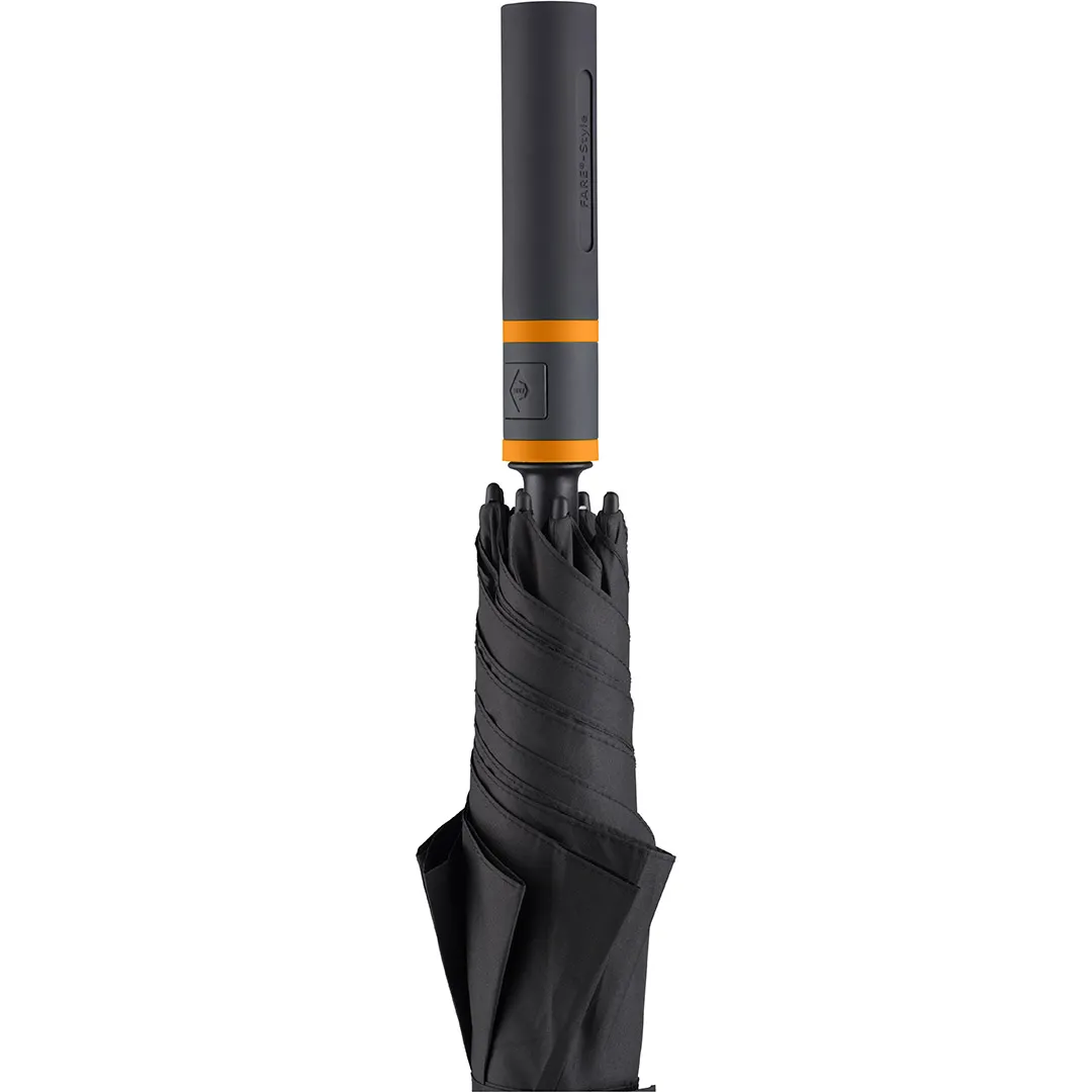 AC-Gästeschirm FARE® Style, schwarz-orange – Bild 5
