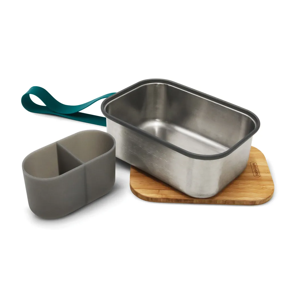 Black+Blum Stainless Steel Sandwich Box groß, turkis – Bild 2