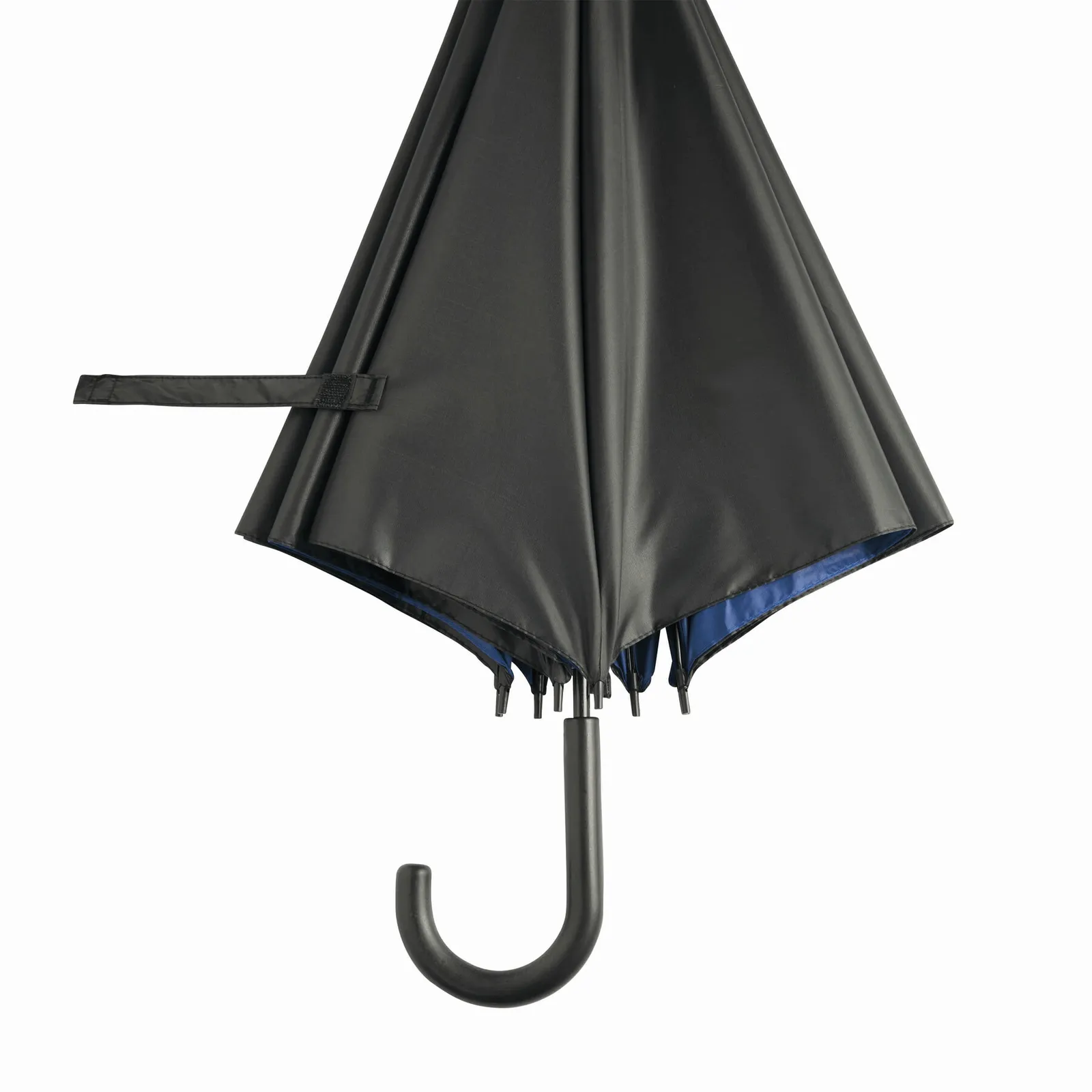 DOUBLY Umbrella, Automatik-Stockschirm, blau, schwarz – Bild 4