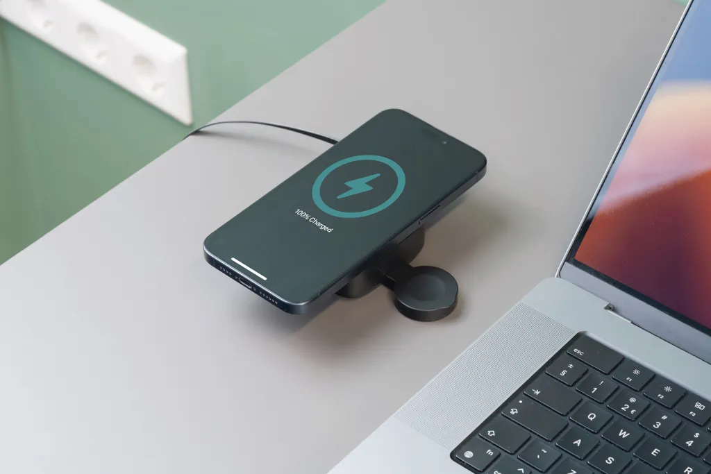 Urban Vitamin Goleta 2-in-1 15W Magnetic Wireless Charger, schwarz – Bild 9