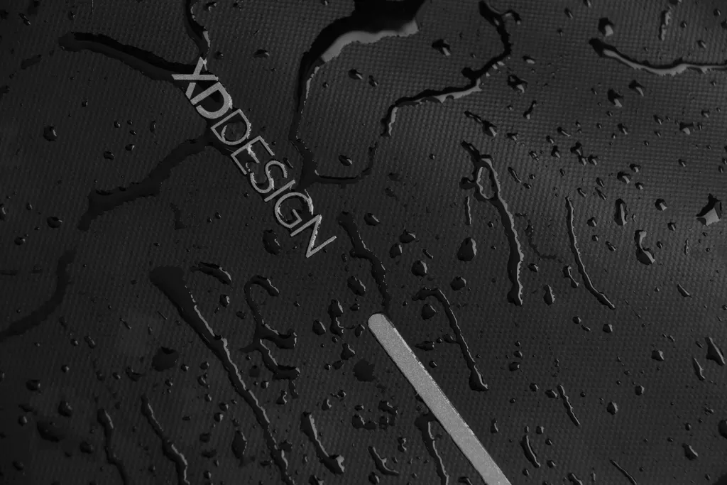Urban wasserabweisende Wochenendtasche, schwarz – Bild 20