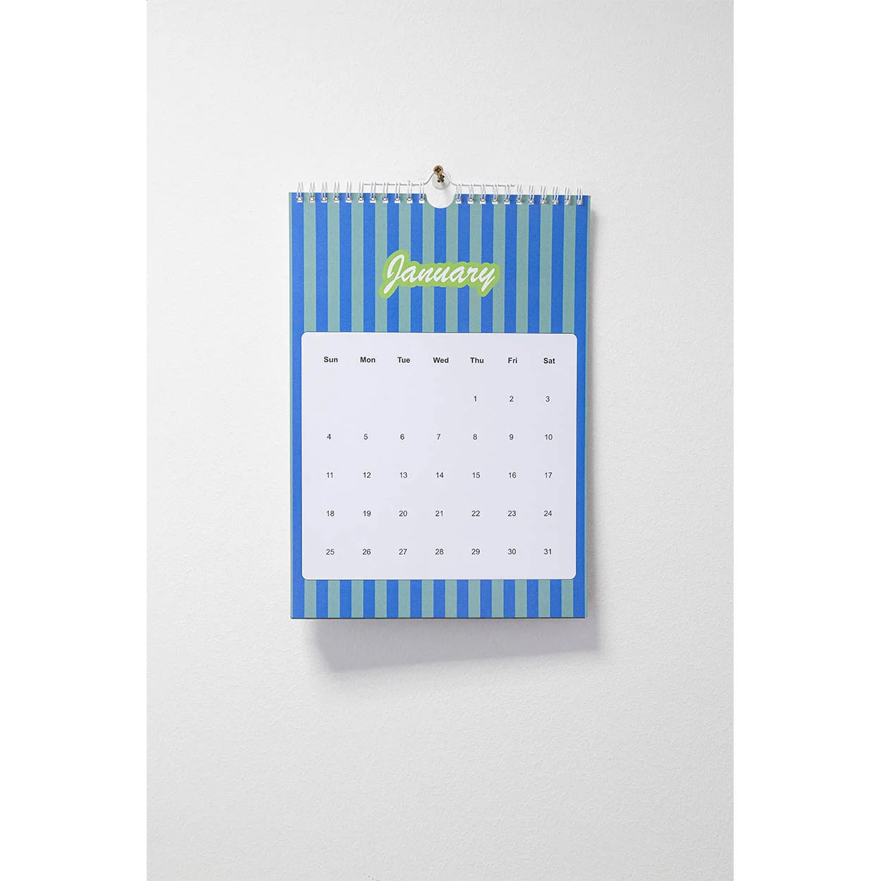 Individueller Wandkalender CreaDate Wall A4, weiß – Bild 5