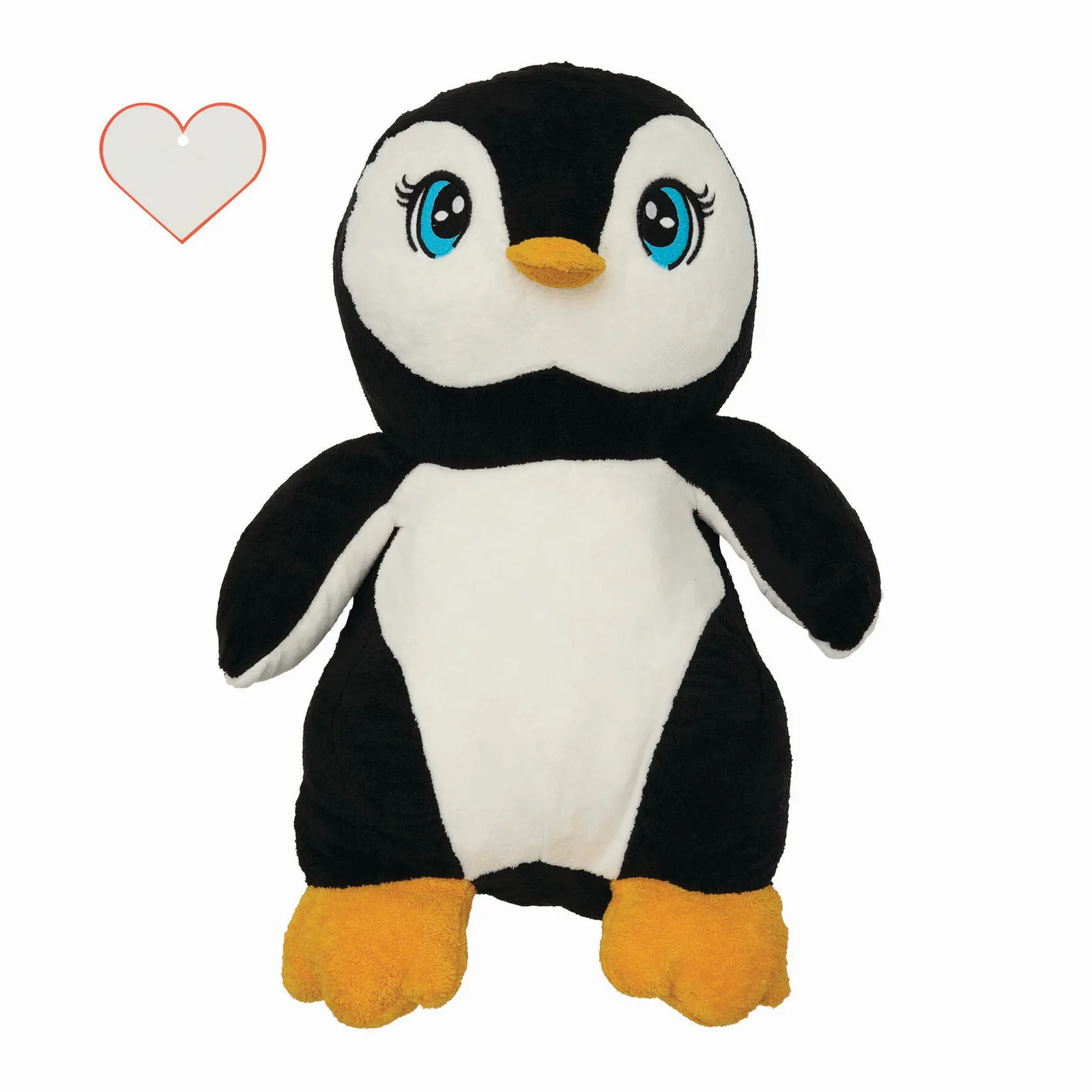 SKIPPER - Großer Plüsch-Pinguin schwarz, weiß, schwarz, weiß – Bild 2
