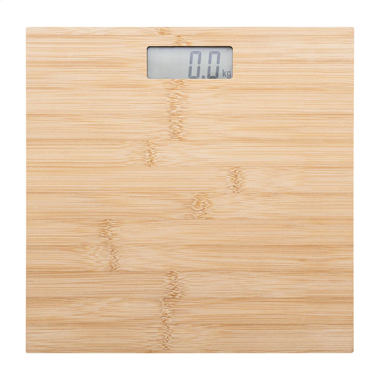 wiederaufladbare Personenwaage BamFit, natur – Bild 2