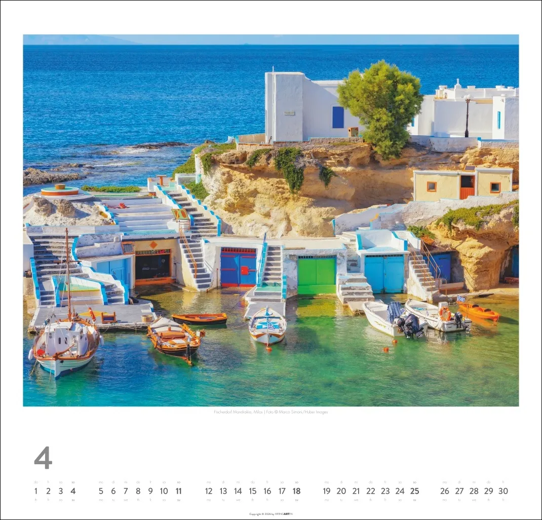 Griechische Inseln Wandkalender 2027 – Bild 5
