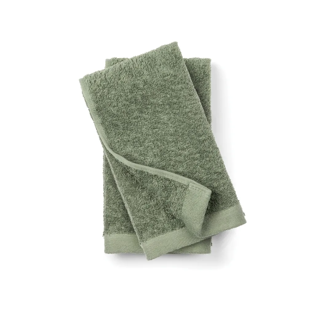 VINGA Birch Handtuch 40x70, 450gr/m², grün – Bild 2