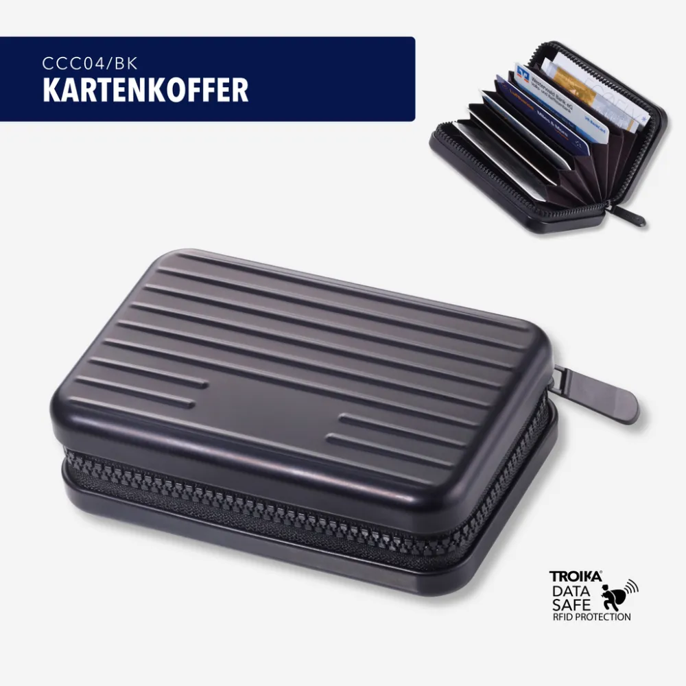 Kreditkartenetui KARTENKOFFER schwarz, schwarz – Bild 5