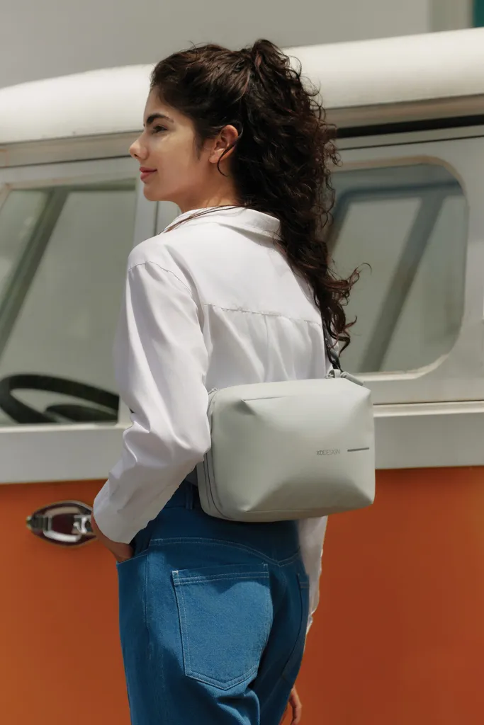 Urban wasserabweisender Sling-Bag, off white – Bild 4