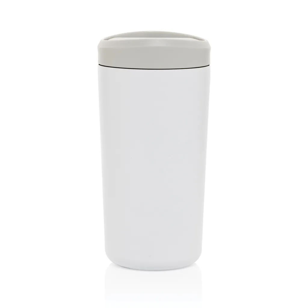 Avira Alix Klickbecher aus RCS rec. Stahl 400ml, weiß – Bild 4
