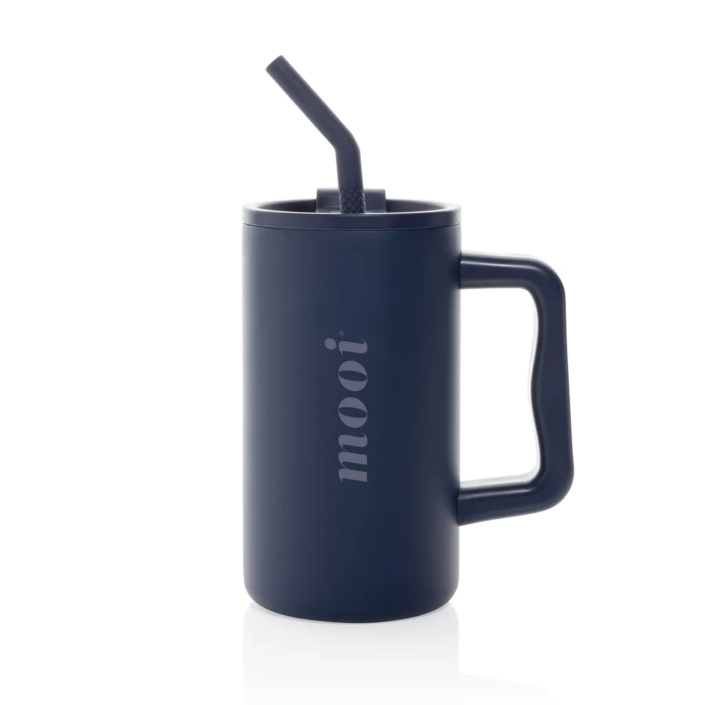 Cube Becher aus RCS recyceltem Stahl 800ml, navy blau – Bild 10