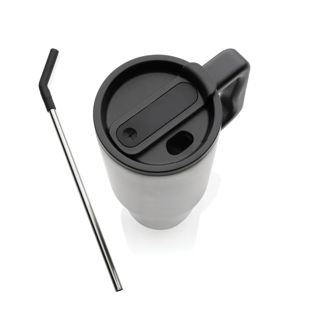 Embrace Deluxe Becher aus RCS recyceltem Edelstahl 900ml, silber – Bild 3