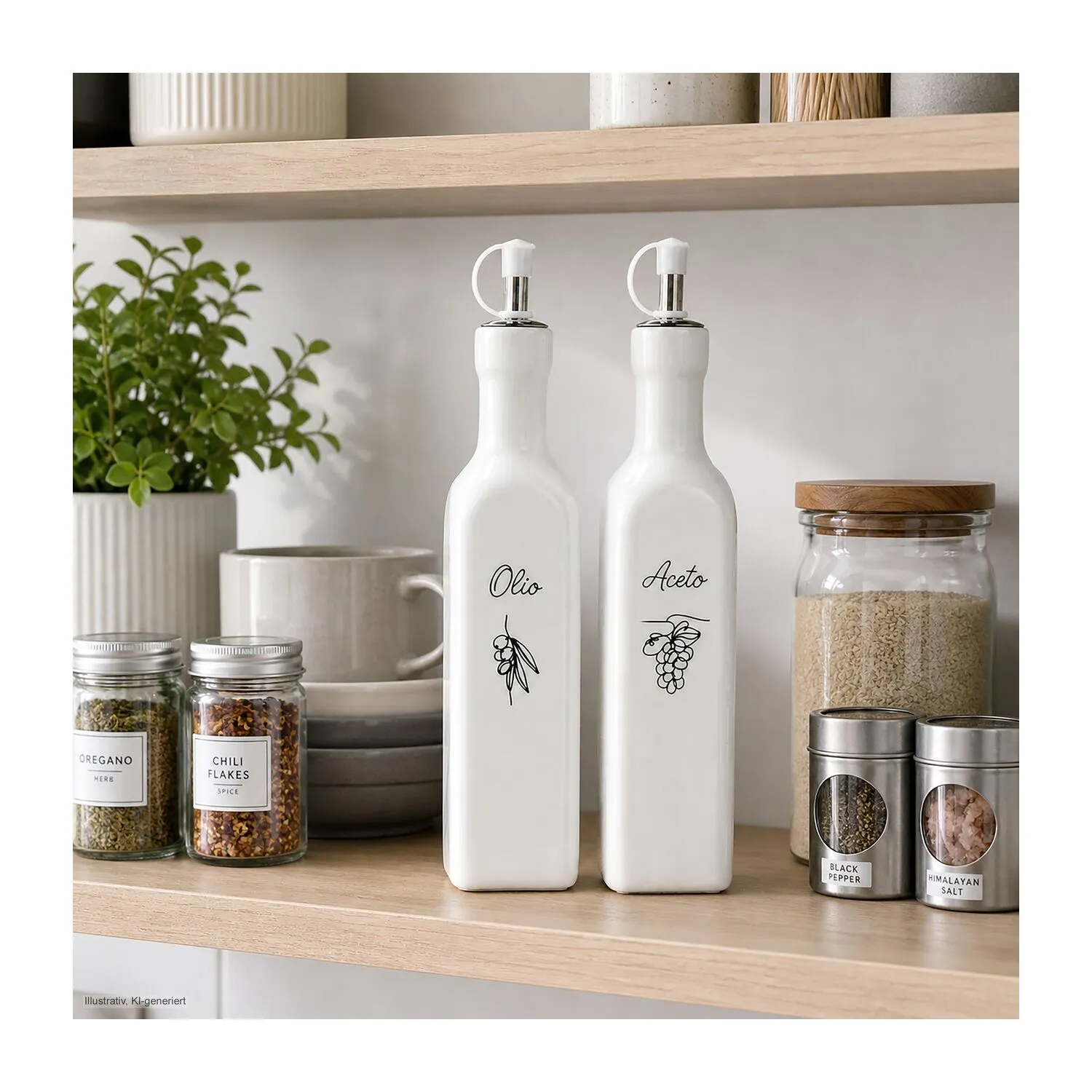Geschenkset / Präsenteset: Essig & Öl Classico, grau – Bild 15