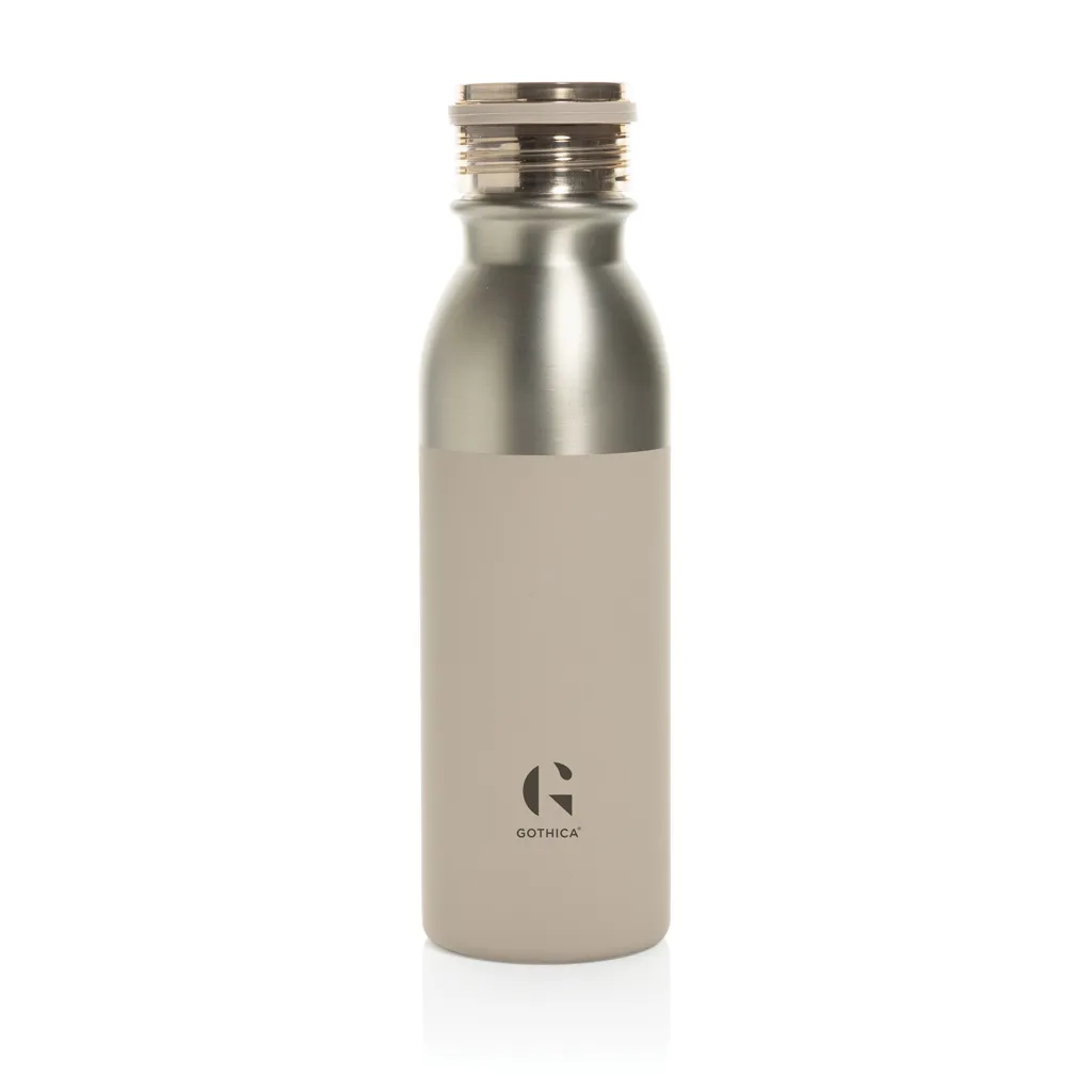 Duoloop einwändige Trinkflasche aus RCS rec. Stahl 780ml, beige – Bild 6