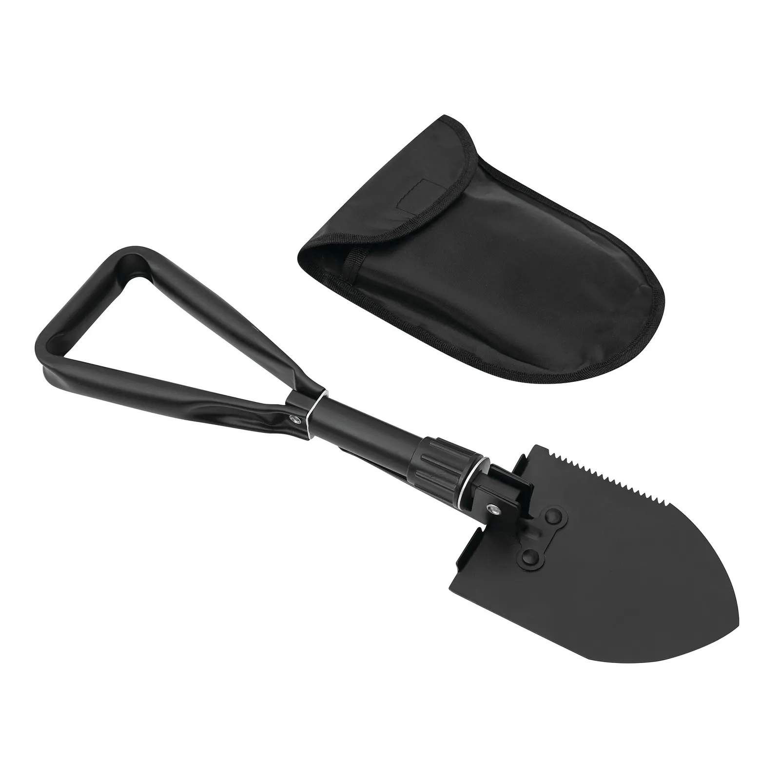 SCOOP - Faltbarer Spaten mit Tasche schwarz