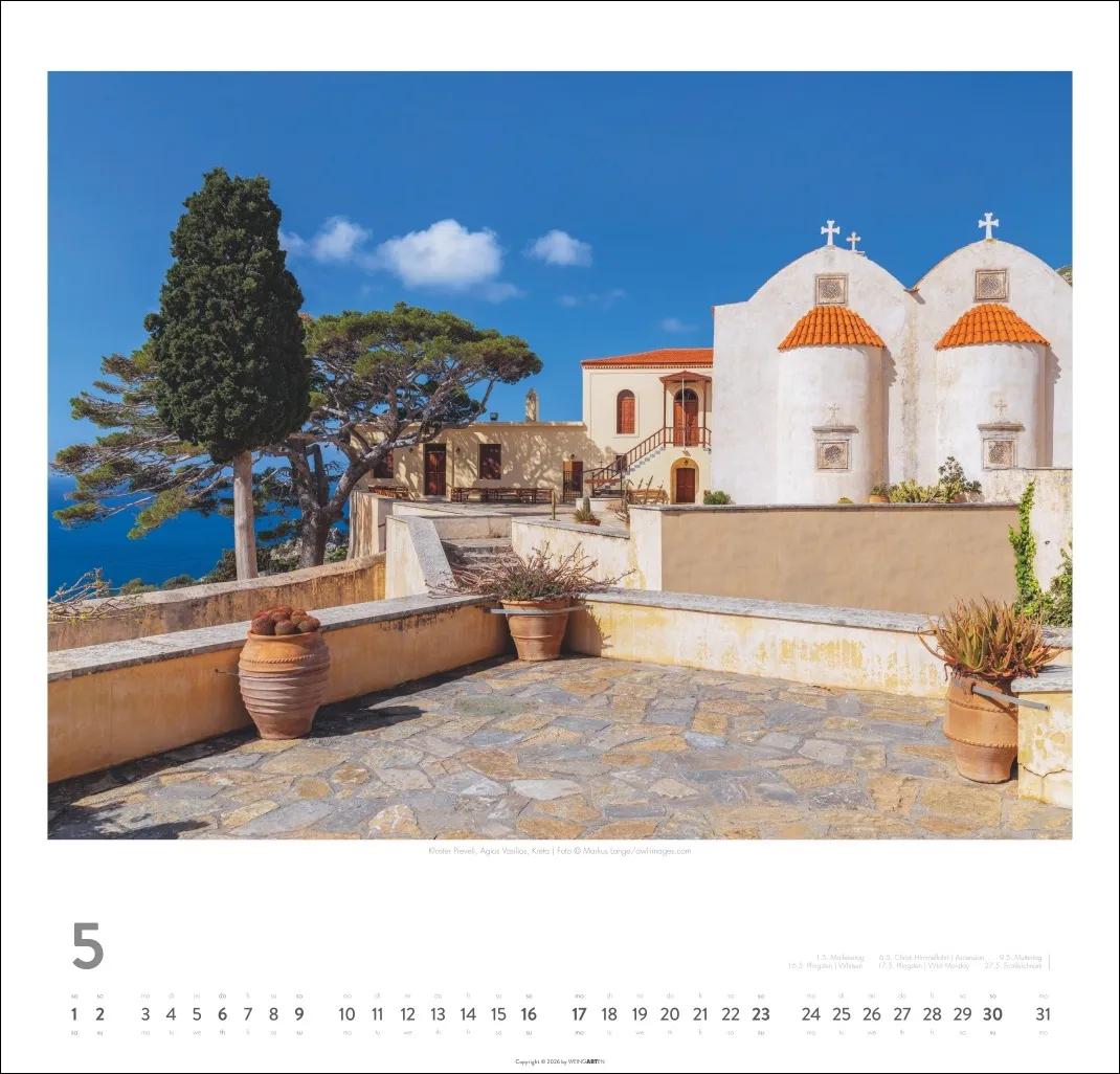 Griechische Inseln Wandkalender 2027 – Bild 6