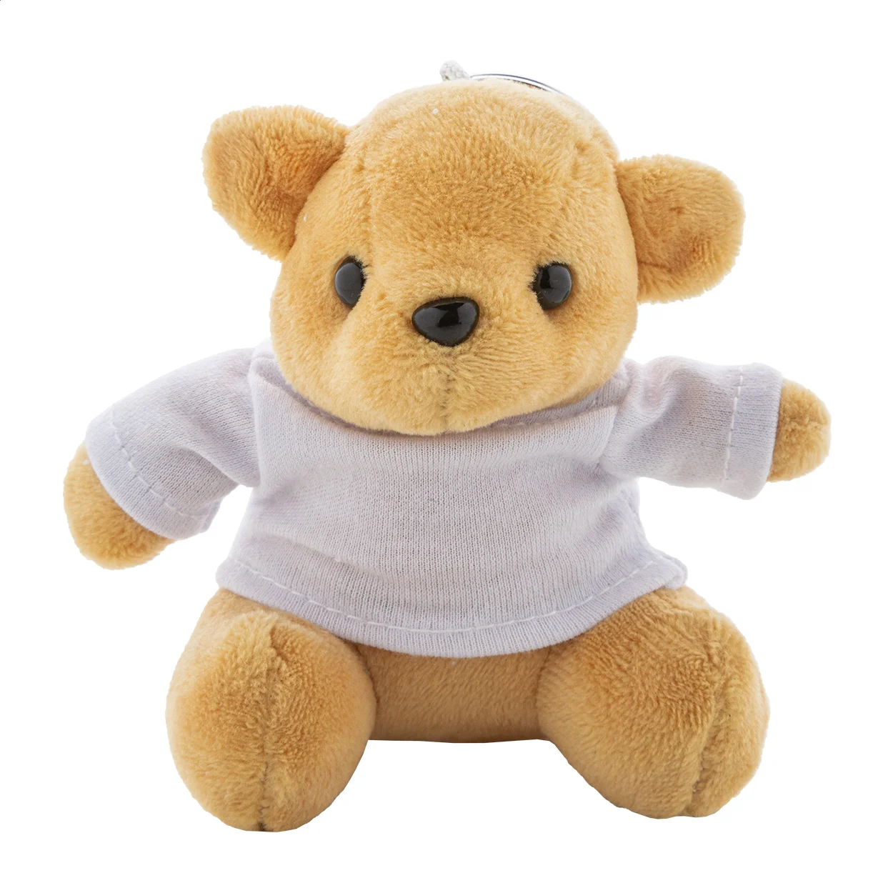 Plüsch-Teddybär-Schlüsselanhänger TeddyFob, weiß – Bild 3