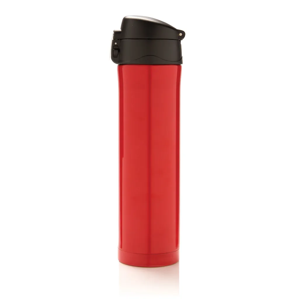 Easy Lock Vakuum-Flasche aus RCS recyceltem Stahl, rot – Bild 3
