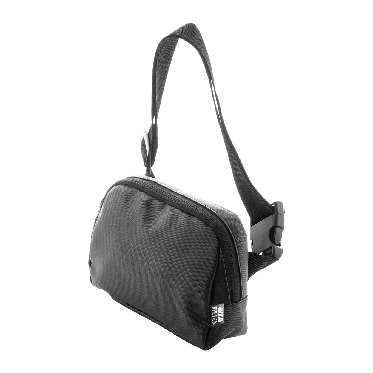 RPET Gürteltasche Wappu, schwarz – Bild 6