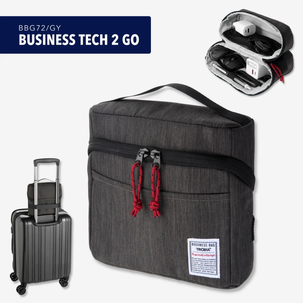 Kabeltasche BUSINESS TECH 2 GO, anthrazit/schwarz – Bild 6